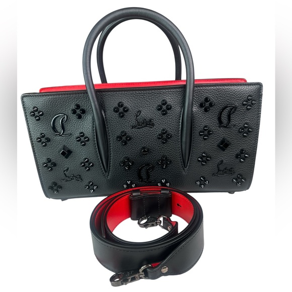 Christian Louboutin Black and Red Satchel - Picture 1 of 12
